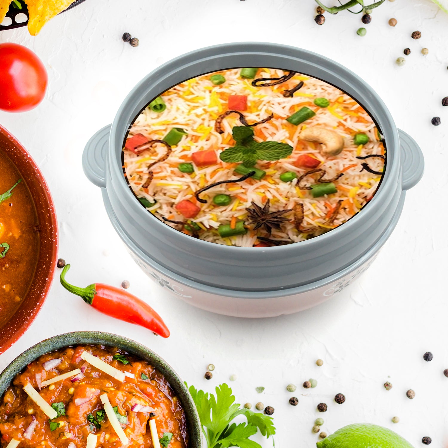 5788 High Quality Steel Casserole Box For Food Searving Inner Steel Insulated Casserole Hot Pot Flowers Printed Chapati Box For Roti Kitchen (Approx 4500 Ml) 5788 High Quality Steel Casserole Box For Food Searving Inner Steel Insulated Casserole Hot Pot Flowers Printed Chapati Box For Roti Kitchen (Approx 4500 Ml)